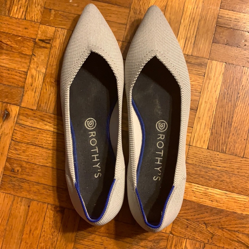 Rothy’s "flax birdseye" flats